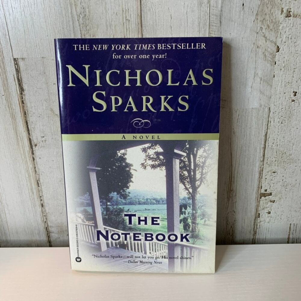 The Notebook Nicholas Sparks Paperback Novel Warner Books